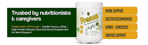 Pro360 Nefro HP Powder – Vanilla Flavour, 750g – High Protein Dialysis ...