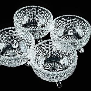 Buy Massive Reckon® Pineapple Shaped Crystal Glass Bowl Set of 7 Glass ...