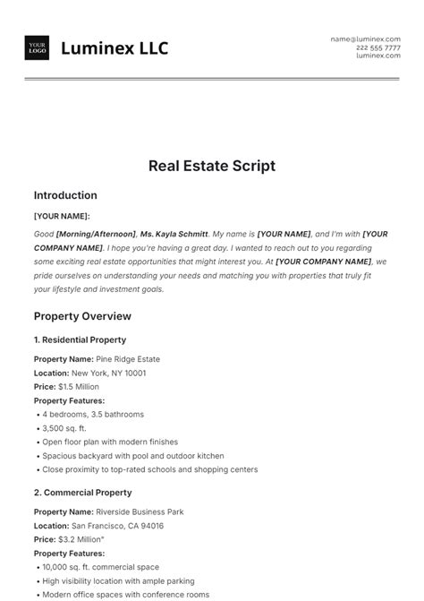 Realtor Script 的图像结果
