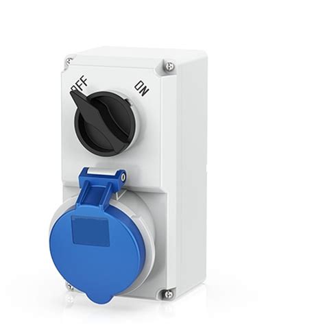 POWER N PACK Industrial CEE Interlocked Switch Socket with or without ...