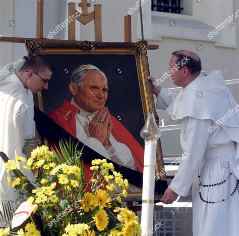 Monks Place Picture Pope John Paul Editorial Stock Photo - Stock Image ...