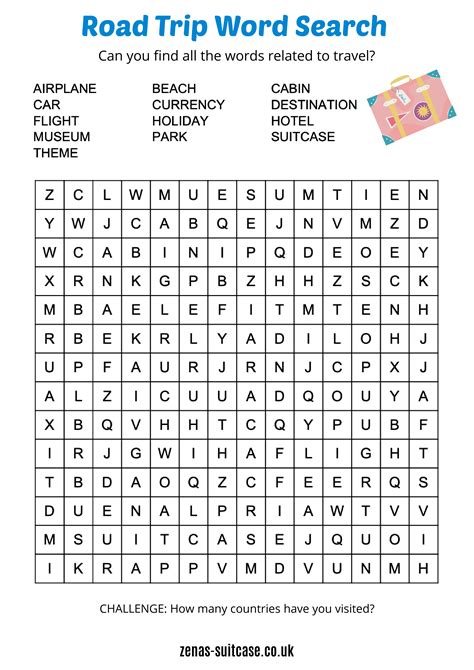 Best road trip games activities for kids free printables – Artofit