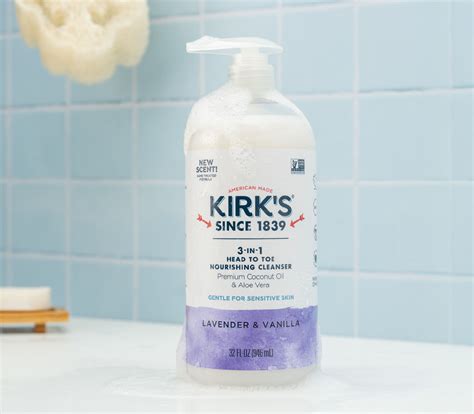 Kirk’s Natural Bar Soaps | Liquid Soaps | Castile Soaps