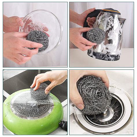 2922 Stainless Steel Scrubber / Scourer (pack of 6pc) - DeoDap — Deodap