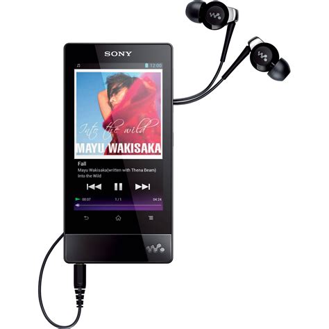 Sony 32GB F Series Walkman Video MP3 Player NWZF806BLK B&H Photo