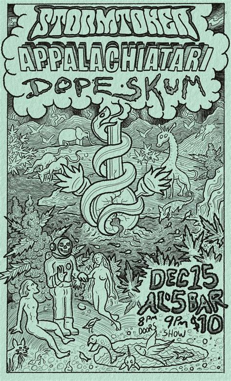 StormToker, Appalachiatari, and Dope Skum live at Als, Al's Bar of ...