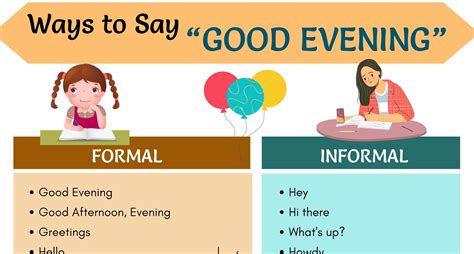 "Good Evening" in English: A Guide to Different Expressions - ESLBUZZ