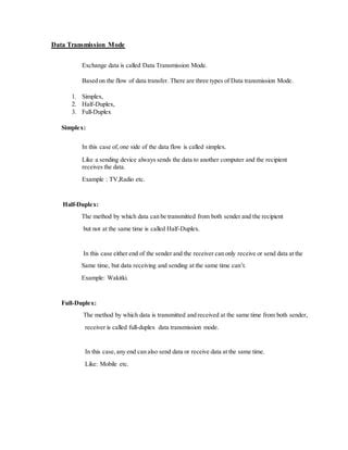 Image result for Data Flow Types in Computer Network