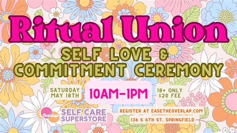 Ritual Union Self Love & Commitment Ceremony, 136 S 6th Street ...