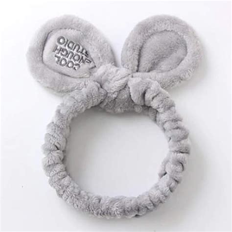 RKPM Girls Hair Band Wash Face Bath Spa Makeup Wrap Rabbit Ears ...