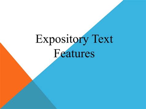 Image result for Expository Text Features