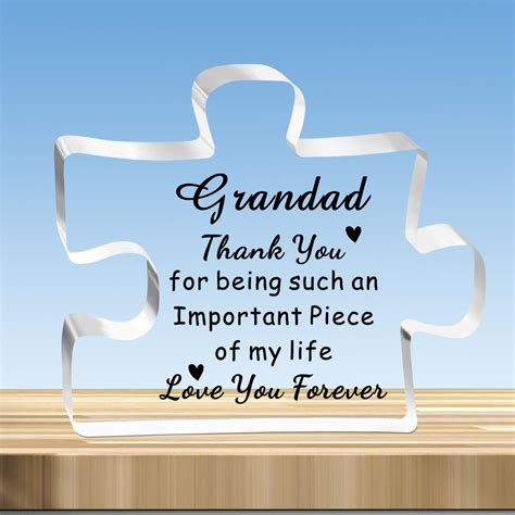 JMIMO Grandad Gifts Grandad Puzzle Grandad Birthday Gifts Christmas ...