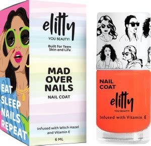 Elitty Mad Over Nails- Matte Nail paint, Vegan and Cruelty free, Juicy ...
