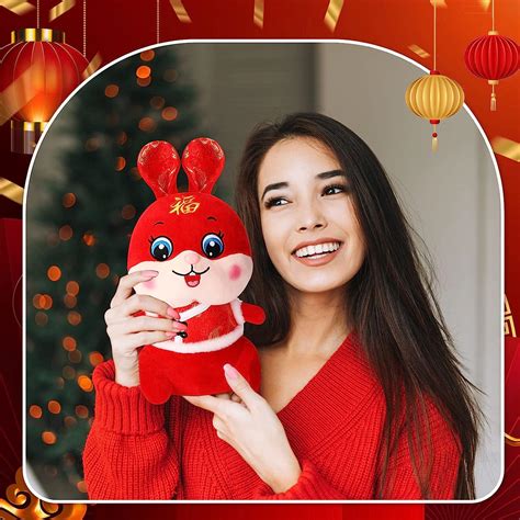 Buy 3 ಪ್ಯಾಕ್ ಚೈನೀಸ್ ರ್ಯಾಬಿಟ್ ಇಯರ್ ಮ್ಯಾಸ್ಕಾಟ್ 2023 ಚೈನೀಸ್ ನ್ಯೂ ಇಯರ್ ...