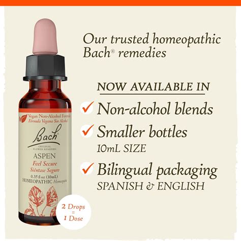 Buy Bach Original Flower Remedies, Aspen for Apprehension and Security ...