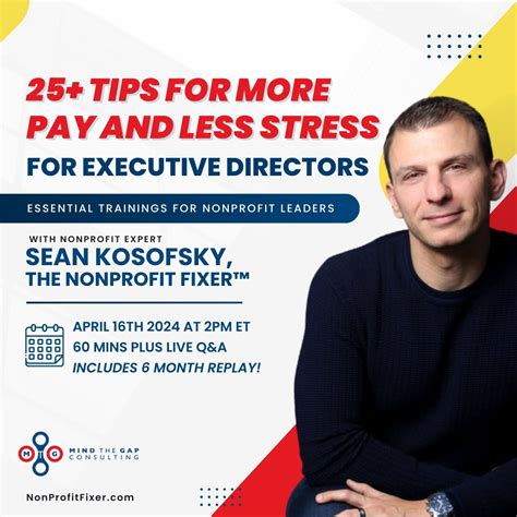 How to be a nonprofit executive without being overworked and underpaid ...