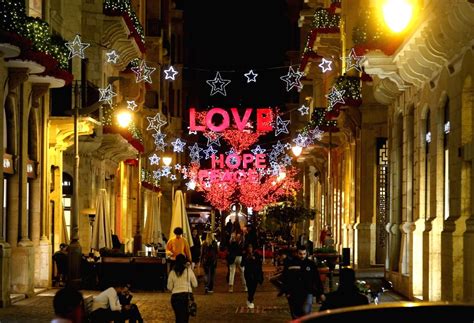 Lebanon beirut holiday Lights