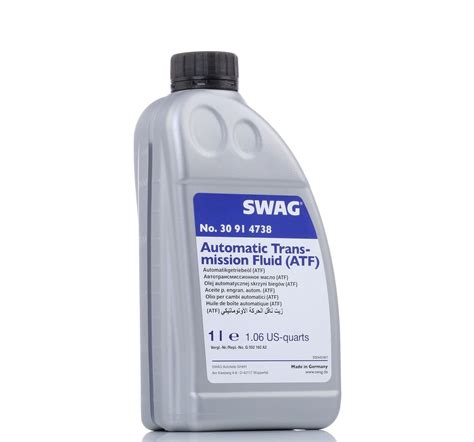 30 91 4738 SWAG Automatic transmission fluid ATF IV, 1l, yellow ...