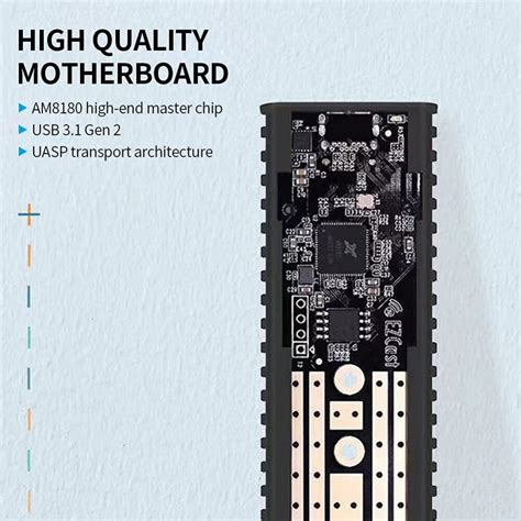 Adapter SSD NVMe na Type C USB 3.1 GEN2 na PCI-E GEN3 x2 - Mob-Shop