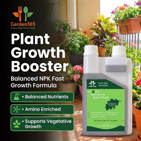 Plant Growth Booster Liquid Bio Fertilizer 250ml | For All Types of ...