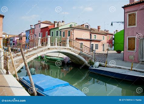 Isola Di Burano, Venezia, Italia Fotografia Stock - Immagine di ...