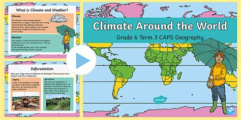 Climate Around The World Grade 6 PowerPoint | Geography