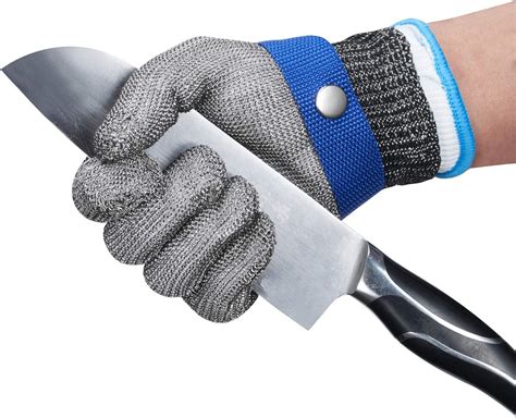 ThreeH Cut Resistant Gloves Stainless Steel 316L Wire Mesh Butcher ...