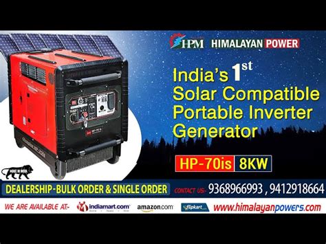 Silent Portable Inverter Generators Petrol-LPG Run - 4 KVA Petrol ...