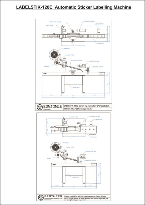 LABELSTIK 120 C - Automatic Sticker Labelling Machine