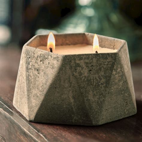 Buy Candles | Hexagon Scented Concrete Candle | Shop at The Purple ...