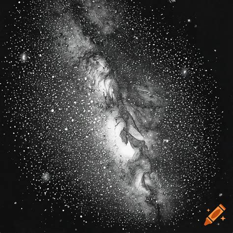 Stars Milky Way Galaxy Drawing