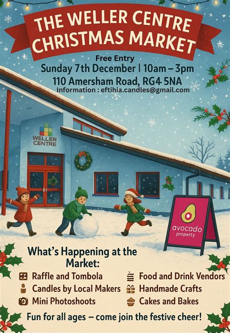 Weller Centre Christmas Market 2025, The Weller Centre, Reading, 7 ...