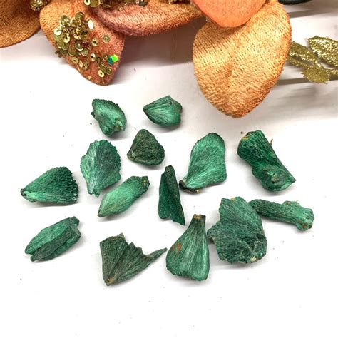 Malachite fan shape Mineral Specimen from Morocco