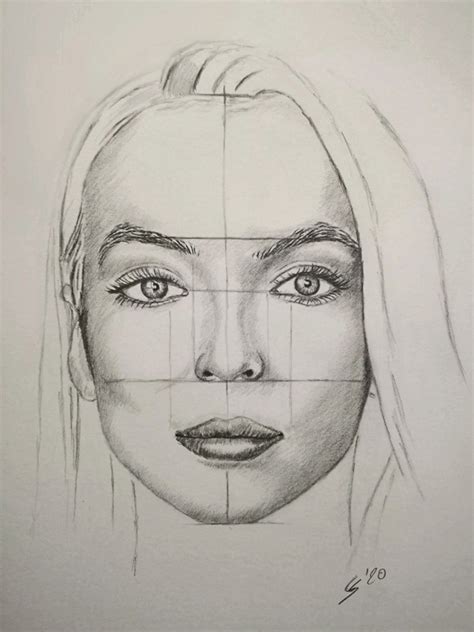 Image result for How to Draw Faces Front View