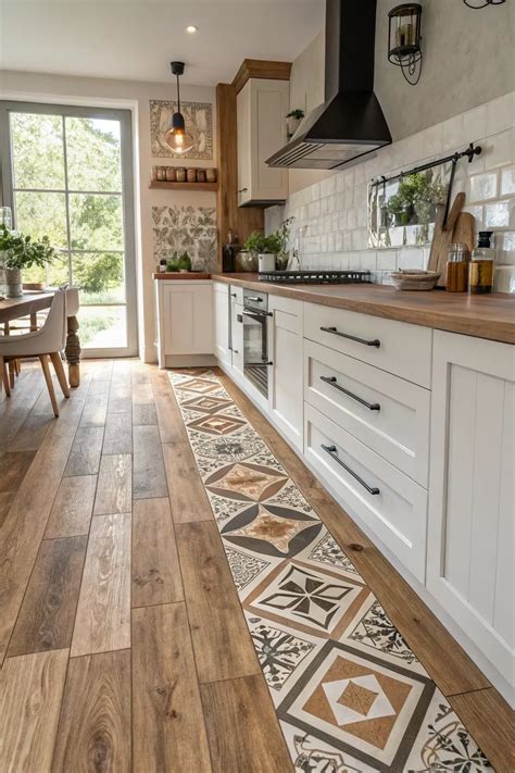 21+ Stylish Vinyl Kitchen Flooring Ideas in 2025 | Interior design ...