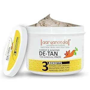 Buy Aryanveda Brightening Depigmentation Tan Removal Face Pack Enriched ...