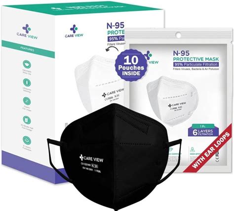 Careview N95 N-95 Model No. CV1221 Ear Loop Strap Cotton Reusable Anti ...