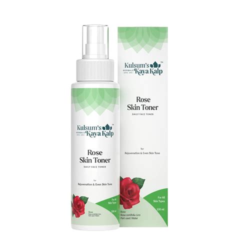 Kulsum's Kaya Kalp Rose Skin Toner For Rejuvenation & Even Skin Tone ...