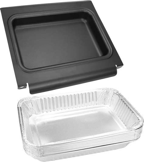 Buy Grease Catcher with 10 Pack Aluminum Grease Cup Liners for Weber ...