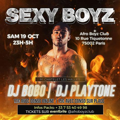 AFRO BOYZ CLUB: SEXY BOYZ, 10 Rue Tiquetonne, Paris, 19 October to 20 ...