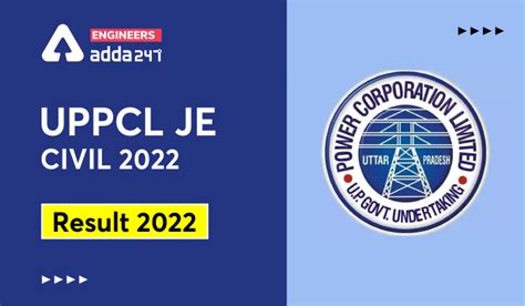 UPPCL JE Civil Result 2022, Download UPPCL Junior Engineer Civil Result PDF