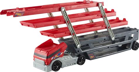 Hot Wheels Plastic Mega Hauler Truck, Stores More Than 50 Cars ...