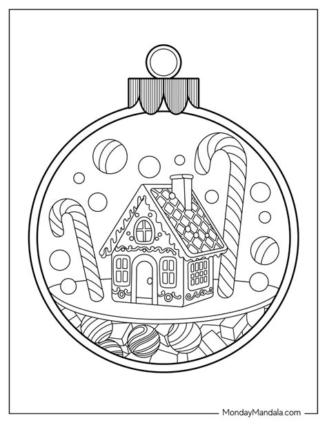 20 christmas ornament coloring pages free printables – Artofit