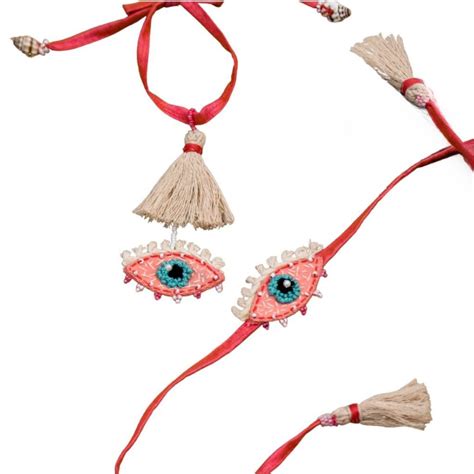 Buy Bhai Bhabhi Rakhi: Evil Eye Rakhi Combo at Amazon.in