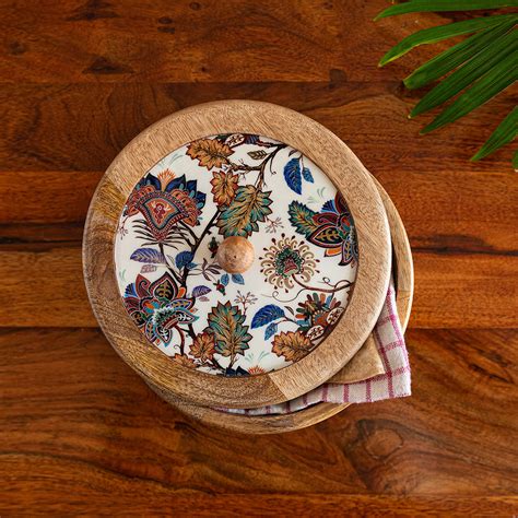 Wooden Chapati Box - Buy Handmade Chapati Box Online in India ...