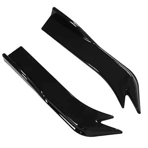 SEMAPHORE 2pcs Car Rear Bumper Diffuser Splitter Abrasion Resistance ...