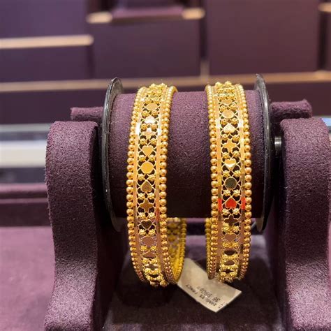 CMR 36.99gms BANGLES 22K Yellow Gold – BangaruRani