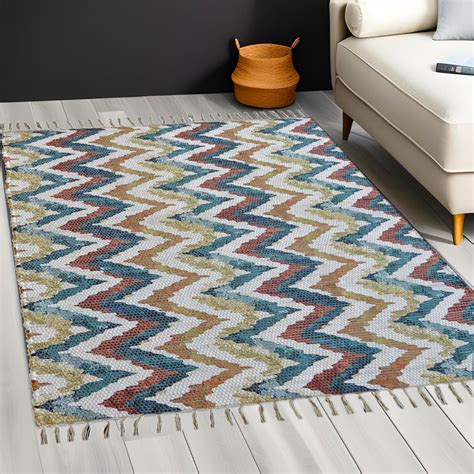 Buy AMAZE ATTIRES Handmade Printed Dhurrie 3 x 5 Feet Persian Carpet ...
