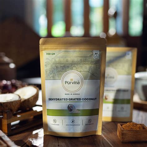 Pūrvīṇa Dried Grated Coconut – Purvina