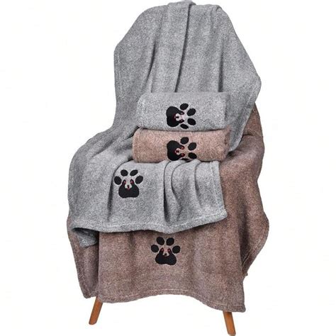 Dog Towels For Drying Dogs -Super Absorbent Soft Microfiber Pet Bath ...